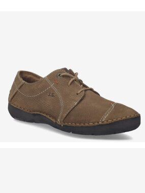 Josef Seibel Fergey 20 Sneaker Comfort Shoe Women's US 9 EU40 Brown Leather